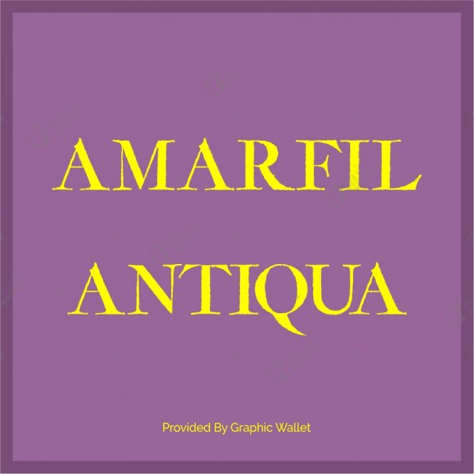 Amarfil Antiqua Font