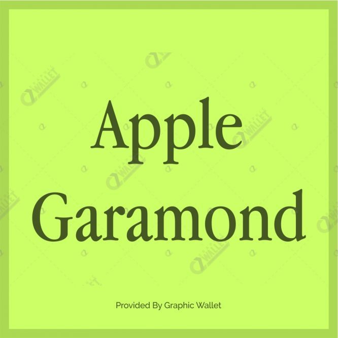 Apple Garamond Font
